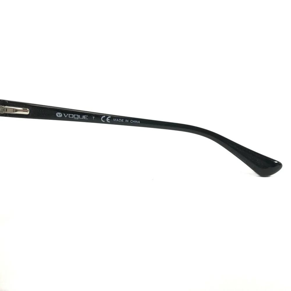 Vogue Eyeglasses Frames VO2763 W44 Shiny Black Cat Eye Full Rim 51-17-135